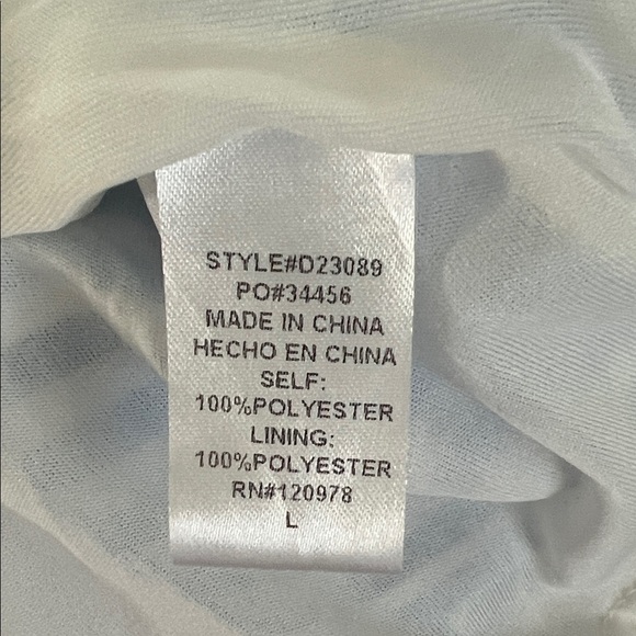 Entro Light Blue and White Smocked Striped Dress - Picture 8 of 8